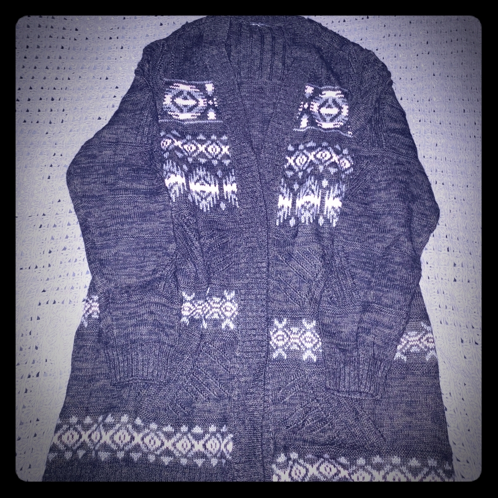 Dress casual sweater cardigan